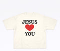 (PREORDER) Beige JESUS❤️YOU tee