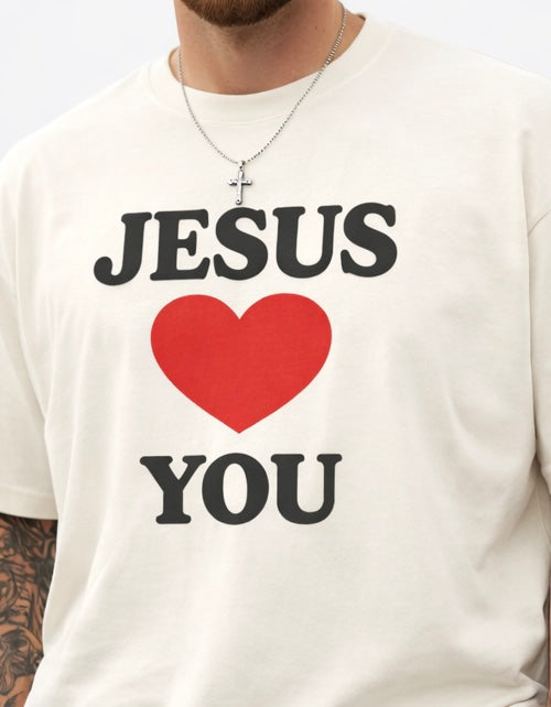 (PREORDER) Beige JESUS❤️YOU tee