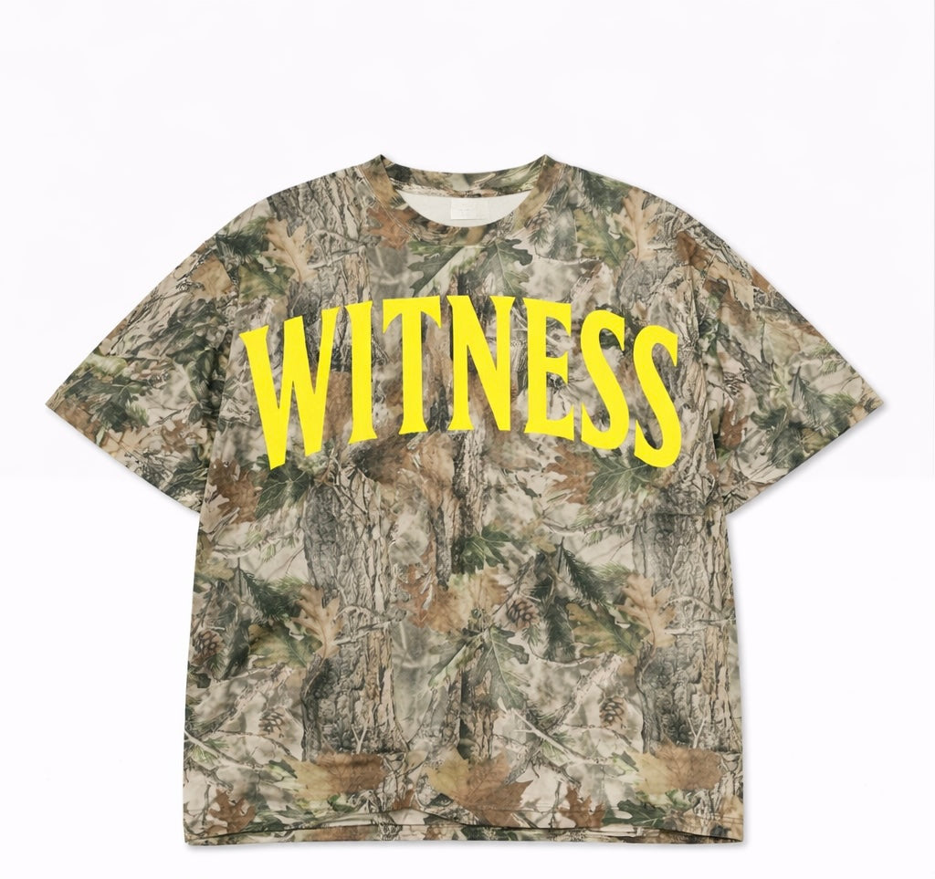 (PREORDER) WITNESS camo oversized tee